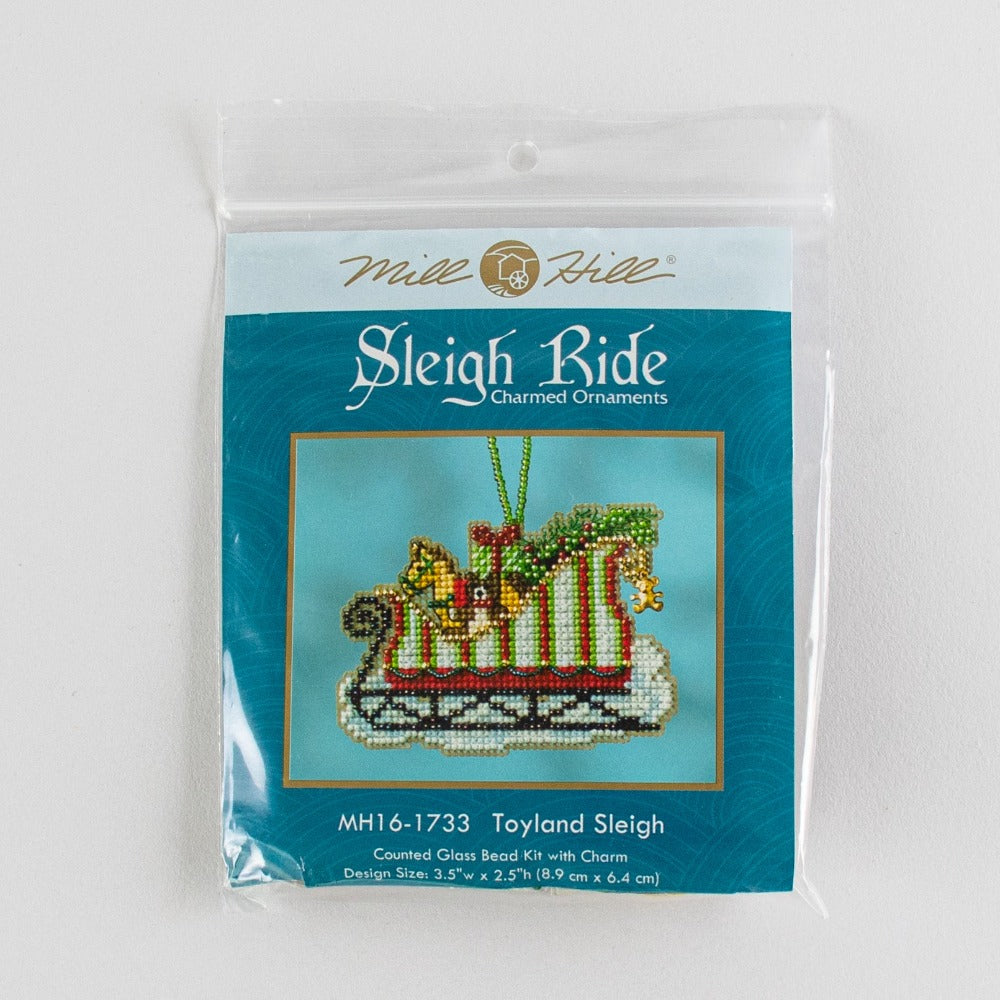 Mill Hill MH16-1733 Toyland Sleigh Counted Cross Stitch Kit