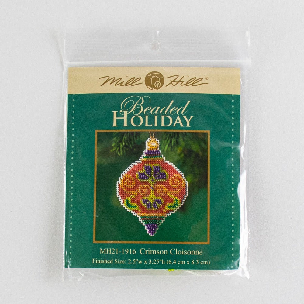 Kit de broderie au point de croix compté Mill Hill 2018 - Crimson Cardinal - MH211816 Kit de broderie au point de croix compté Mill Hill 2018 - Crimson Cardinal - MH211816