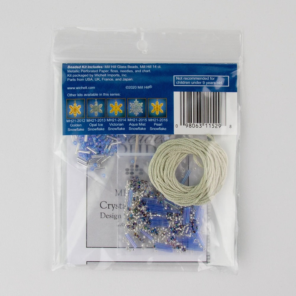  Mill Hill MH21-2011 Crystal Snowflake Counted Cross Stitch Kit