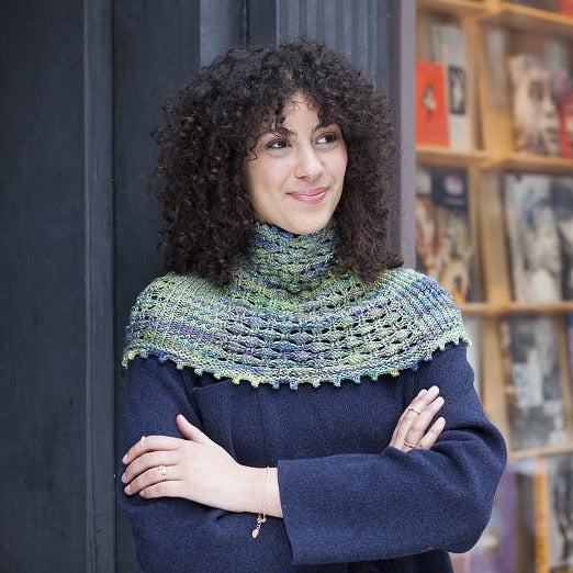 Malabrigo Book 18 "Rios and Washted" Don Angie Berry Pattern Cowl
