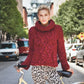 Malabrigo Book 7 "Rasta in Brooklyn" Gowanus Cabled Pullover with Cowl Neck