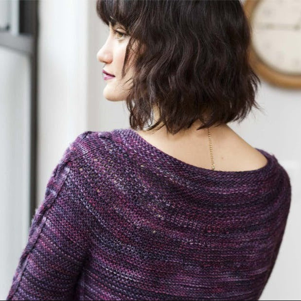 Malabrigo Book 10 Rios Empire Cable Sleeved Pullover