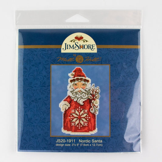 Mill Hill JS20-1911 Jim Shore Nordic Santa Counted Cross Stitch Kit