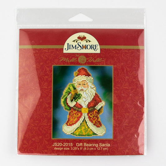 Mill Hill JS20-2015 Gift Bearing Santa Counted Cross Stitch Kit