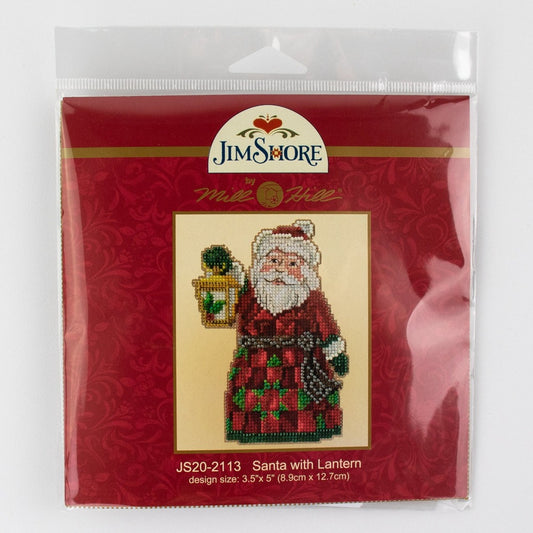 Mill Hill JS20-2113 Santa with Lantern Counted Cross Stitch Kit