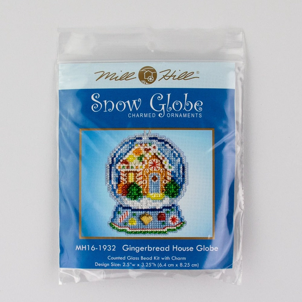Mill Hill MH16-1932 Gingerbread House Globe Counted Cross Stitch Kit