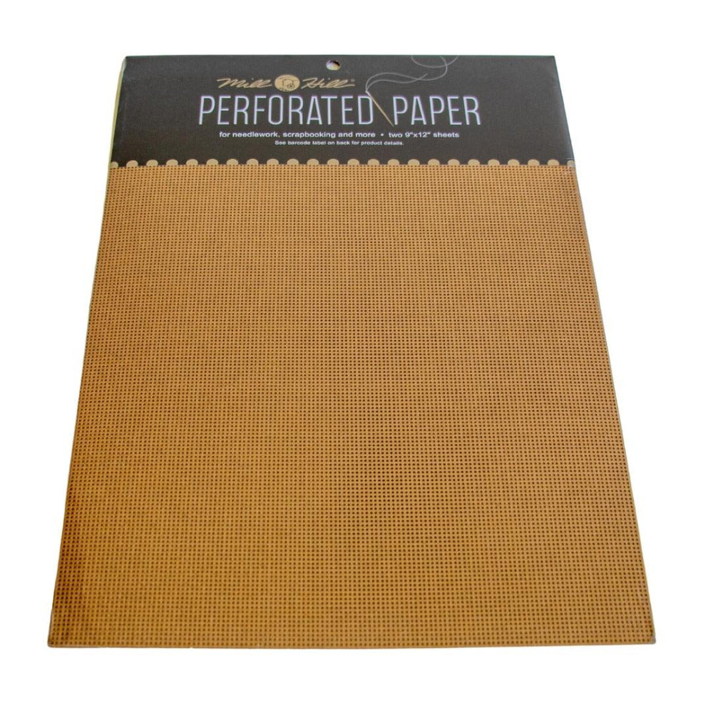 Mill Hill Perforated Paper Antique Brown