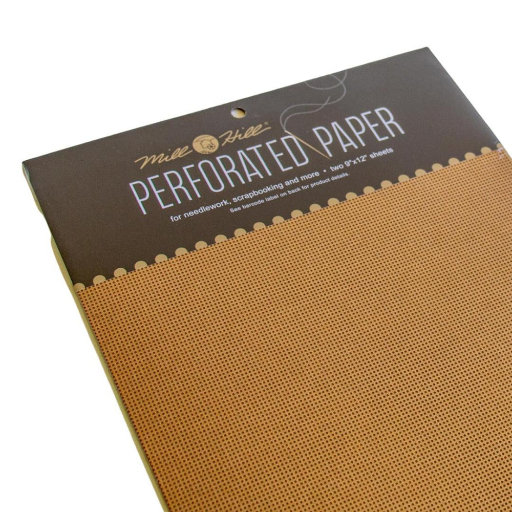 Mill Hill Perforated Paper Antique Brown
