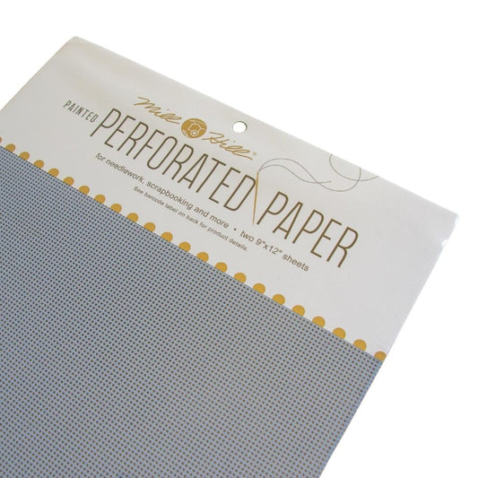 Mill Hill Painted Perforated Paper Sky Blue