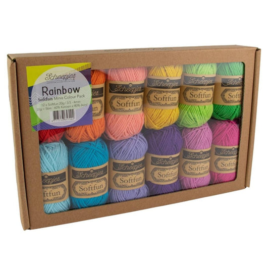 Scheepjes Softfun Colour Pack Rainbow
