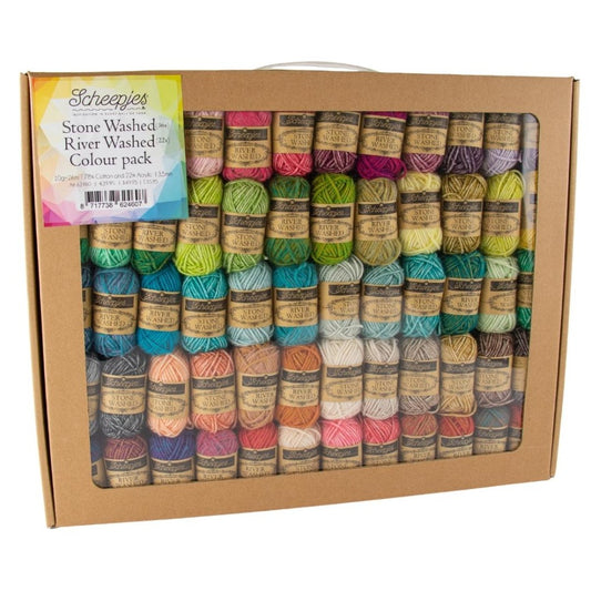 Scheepjes Stone Washed River Washed Colour Pack