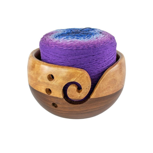 Scheepjes 78563 Yarn Bowl, Multi Wood