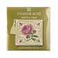 Textile Heritage Damask Rose Needle Case Counted Cross Stitch Kit