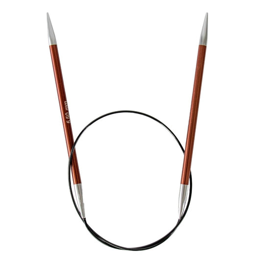 KnitPro Zing Fixed Circular knitting Needle 5.50mm/60cm