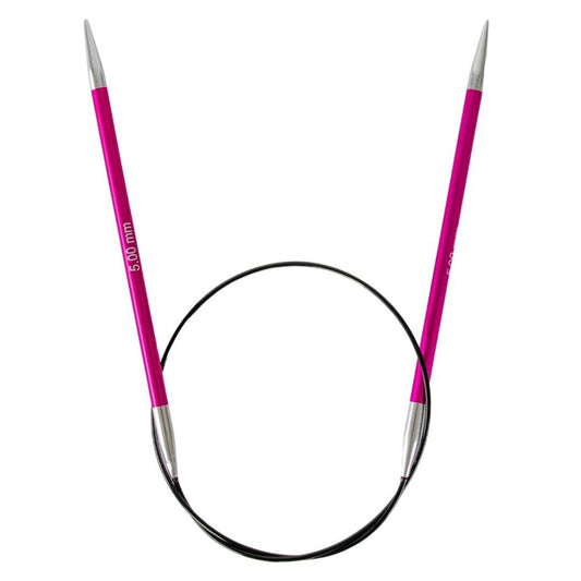 KnitPro Zing Fixed Circular Knitting Needle 5.00mm/60cm