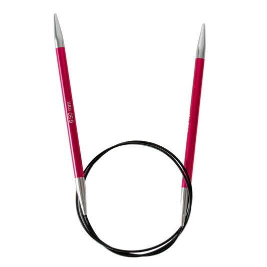 KnitPro Zing Fixed Circular Knitting Needles 6.50mm/80cm