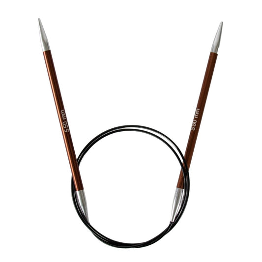 KnitPro Zing Fixed Circular Knitting Needle 5.50mm/80cm