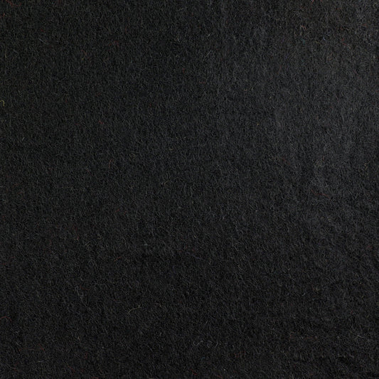 Neapalese Pure Wool Felt Black 30cm x 30cm