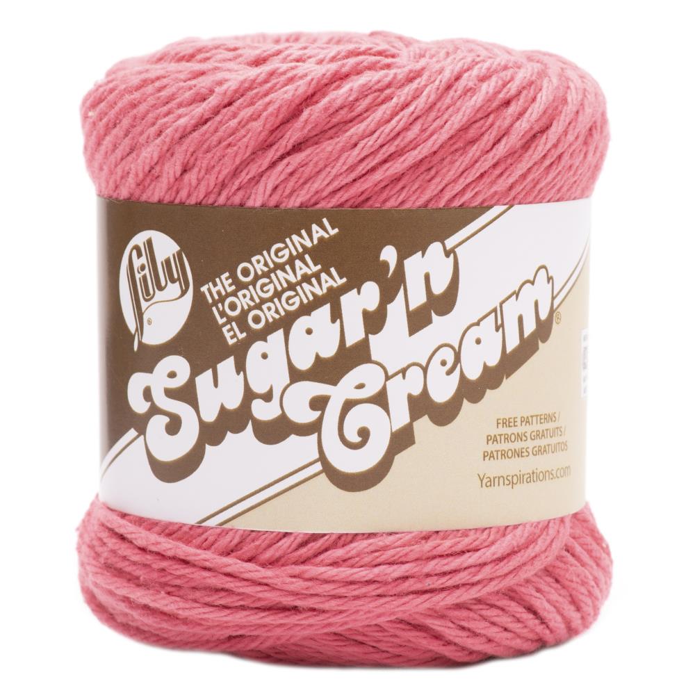 Lily Sugar 'n Cream 10 Ply Solids Rose Pink