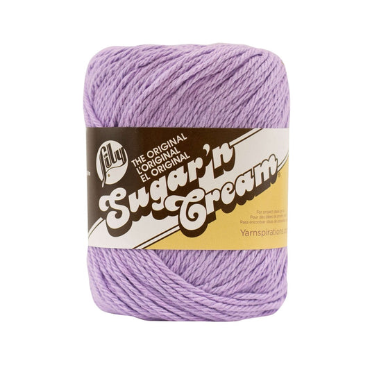 Lily Sugar 'n Cream 10 Ply Solids Soft Violet